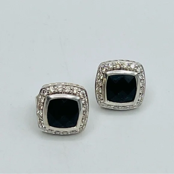 David yurman black onyx earrings shop